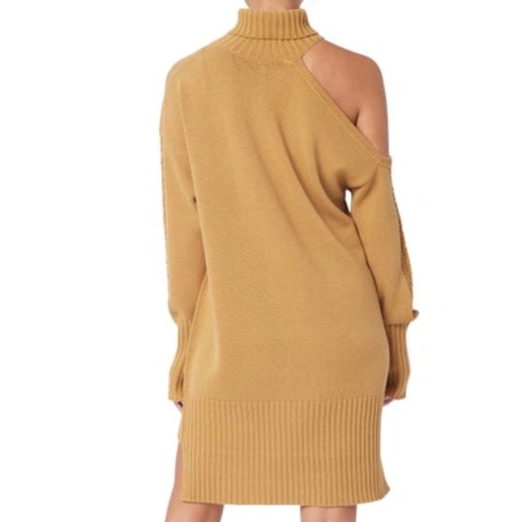 LITA BY CIARA Shoulder Cutout Long Sleeve Turtleneck Tunic Sweater Dress size XL - Picture 5 of 16